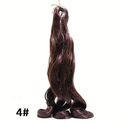 French Curl Crochet Braid Wave Synthetic Hair Extensions 1B 27 613 350 BUG