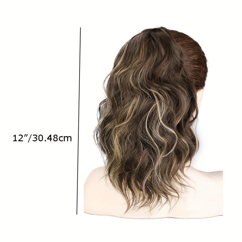 Short Curly Claw Clip Ponytail Hair Extension for Women - Natural Look