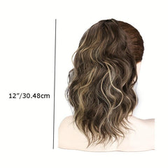Short Curly Claw Clip Ponytail Hair Extension for Women - Natural Look