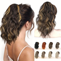 Short Curly Claw Clip Ponytail Hair Extension for Women - Natural Look