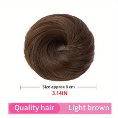 Synthetic Chignon Rubber Band Messy Bun Curly Hairpiece Drawstring