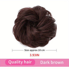 Synthetic Chignon Rubber Band Messy Bun Curly Hairpiece Drawstring