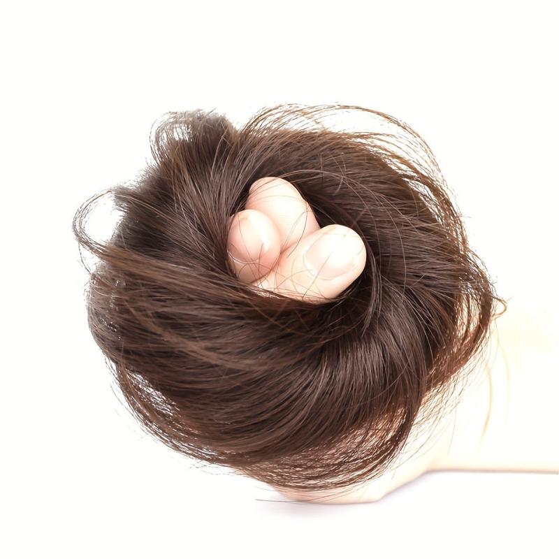 Synthetic Chignon Rubber Band Messy Bun Curly Hairpiece Drawstring