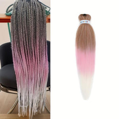 Ombre Pre Stretched Braiding Hair Ponytail
