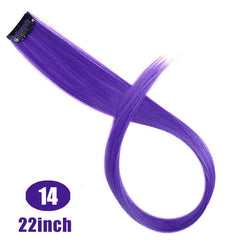 Heat Resistant Colored Hair Clip for Women