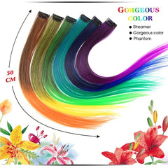 Heat Resistant Colored Hair Clip for Women