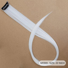 Heat Resistant Colored Hair Clip for Women