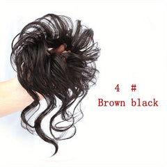 Wavy Curly Chignon Synthetic Hair Bun Messy Ponytail