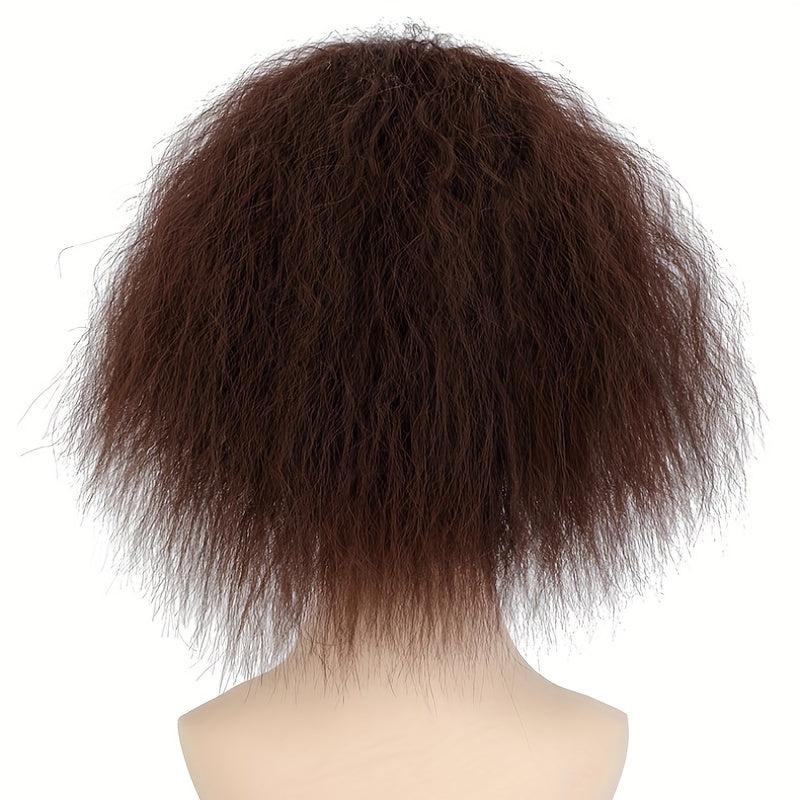 Synthetic Hair Wig w/ Ponytail Baseball Cap & Wavy Corn Hair Extensions