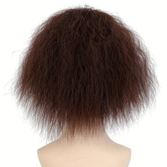 Synthetic Hair Wig w/ Ponytail Baseball Cap & Wavy Corn Hair Extensions