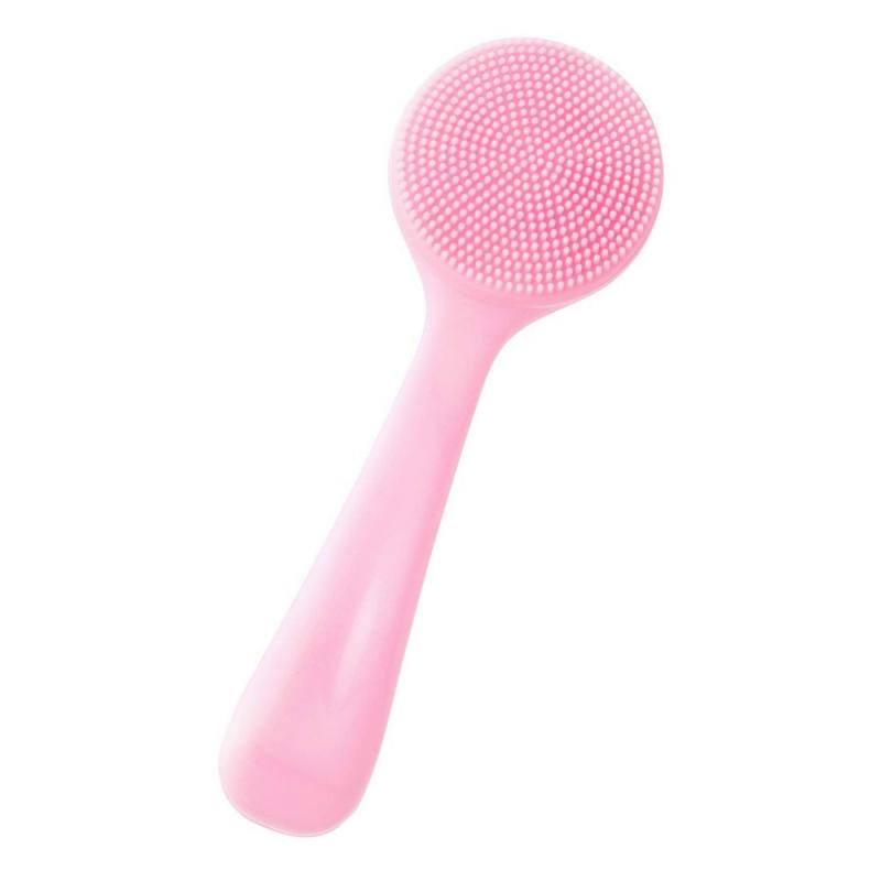 2pcs Silicone Facial Cleaning Brush Waterproof Exfoliator Cleanser
