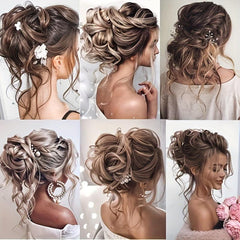 Donut Chignon Elastic Band Messy Bun Hair Piece