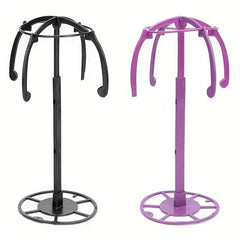 Wall Mounted Wig Head Stand Holder Portable Folding Adjustable Wig Stands