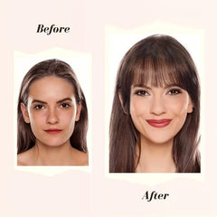 Wispy Bangs Clip In Hairpieces for Women Synthetic Fiber Flat Neat Fringe Bangs