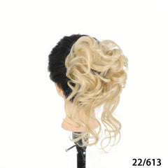 Wavy Curly Hair Bun Chignon for Women with Elastic Hair Rope - Easy Styling