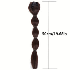 Synthetic Bubble Lantern Ponytail for Women Straight Hair Extension Wig