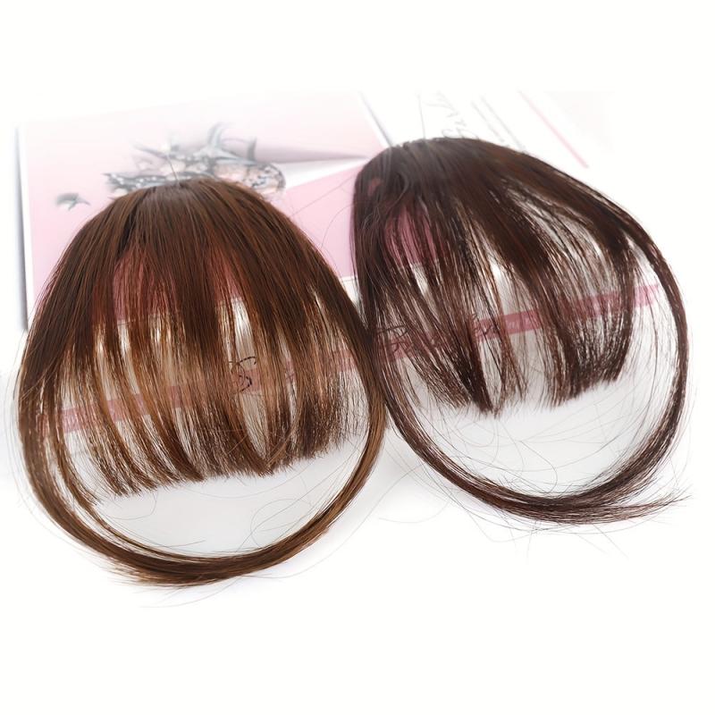 Air Bangs Hairpieces Sideburns Lengthened Bangs Wig For Women