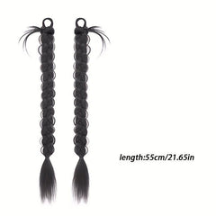 Braided Ponytail Extension Hair Loop Pony Tail Hair Extension
