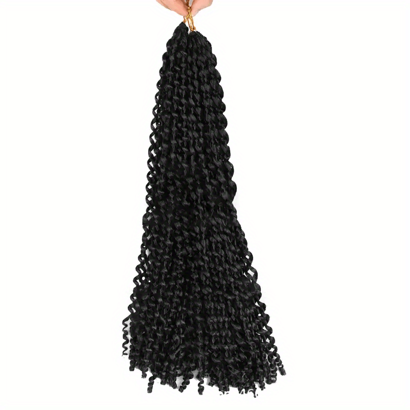 6pack 45 Passion Twist Braids Hair Pieces Synthetic Crochet Hair Extensions