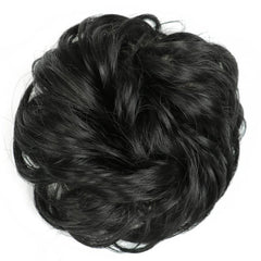 Messy Bun Hair Scrunchies Curly Wavy Chignon For Women Hairpiece