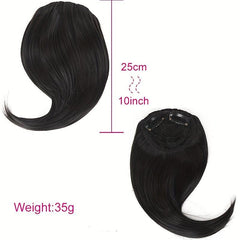 Oblique Bangs Hairpiece Extension Synthetic Hair Extensions