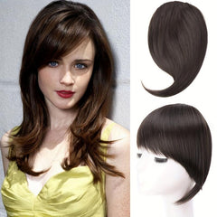 Oblique Bangs Hairpiece Extension Synthetic Hair Extensions
