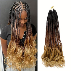 Goddess Box Braids With Bouncy Wavy Ends Braid Hair Pieces