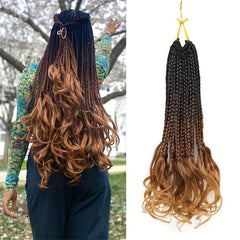 Goddess Box Braids With Bouncy Wavy Ends Braid Hair Pieces