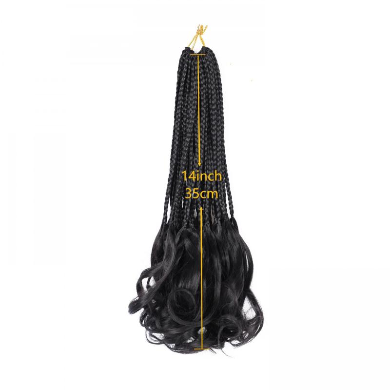 Goddess Box Braids With Bouncy Wavy Ends Braid Hair Pieces