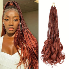 Goddess Box Braids With Bouncy Wavy Ends Braid Hair Pieces