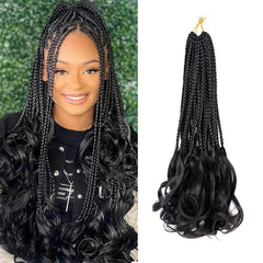 Goddess Box Braids With Bouncy Wavy Ends Braid Hair Pieces