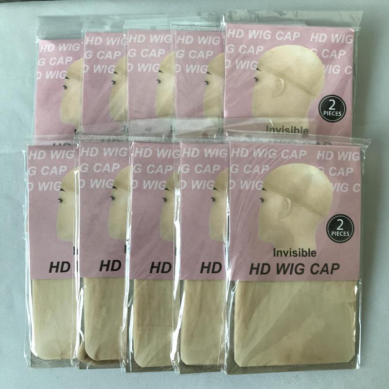 10 Pack Wig Caps for Women Stretchy HD Breathable Lace Front Bald Cap