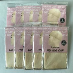 10 Pack Wig Caps for Women Stretchy HD Breathable Lace Front Bald Cap