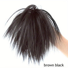 20 Messy Straight Hair Bundles for Women - Synthetic Hair Pieces