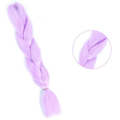 Ombre Braiding Hair Packs Jumbo Braid Hair DIY Hairstyle Purple 24