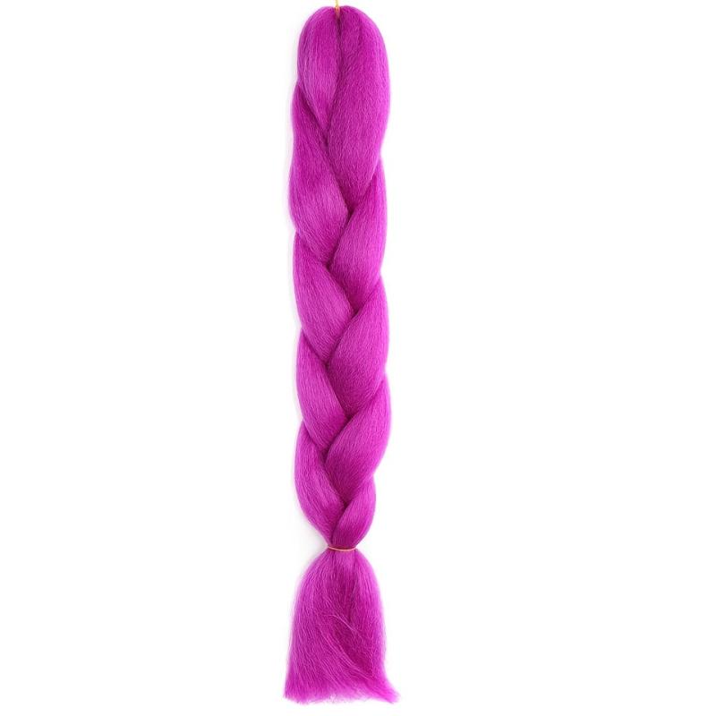 Ombre Braiding Hair Packs Jumbo Braid Hair DIY Hairstyle Purple 24