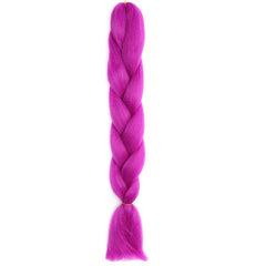 Ombre Braiding Hair Packs Jumbo Braid Hair DIY Hairstyle Purple 24