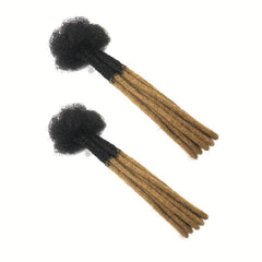 Two Tone Human Hair Crochet Hair Extensions 0.0 24inch 10 Strands