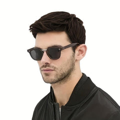 Brown Short Hair Wig for Men Natural Looking Straight Layered Style
