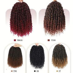 Passion Twist Crochet Hair Extensions 12 Strands Pre Looped Afro Curly Hair