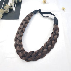 Adjustable Braided Headband Synthetic Hairpiece Hair Accessories