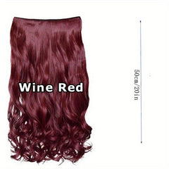 5clips Curly Hair Pieces Synthetic Clip In Hair Extensions for Daily Use