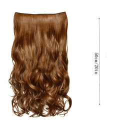 5clips Curly Hair Pieces Synthetic Clip In Hair Extensions for Daily Use