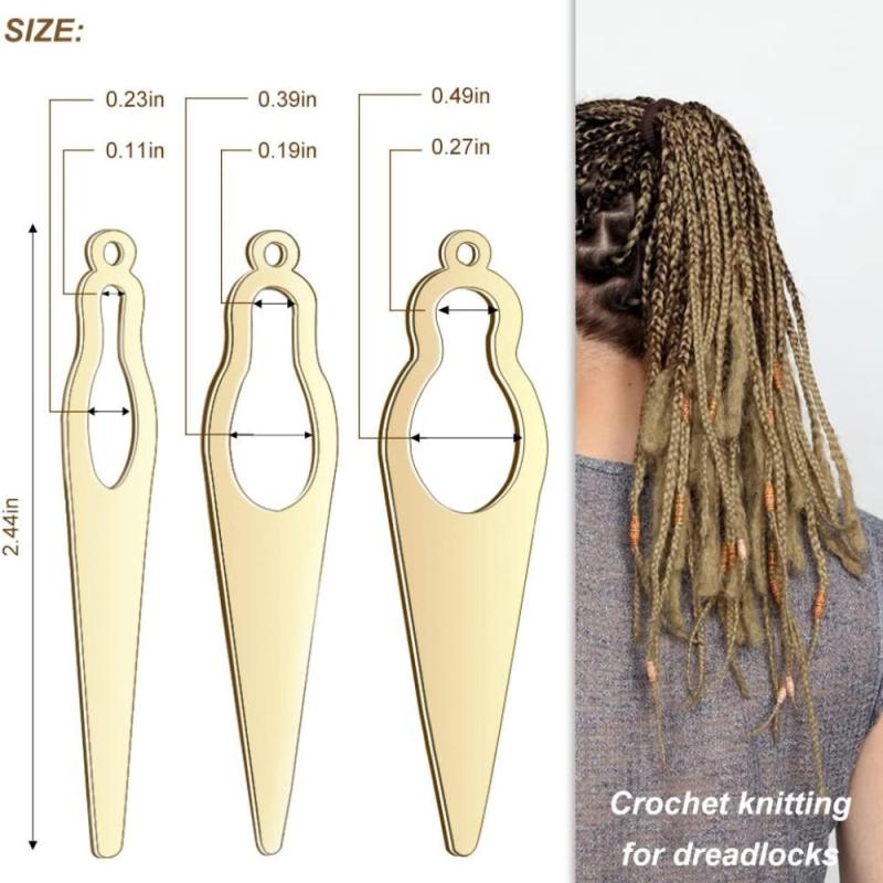 5 Pcs Dreadlocks Tool Sisterlocks Craft Hair Extension Locs Accessories