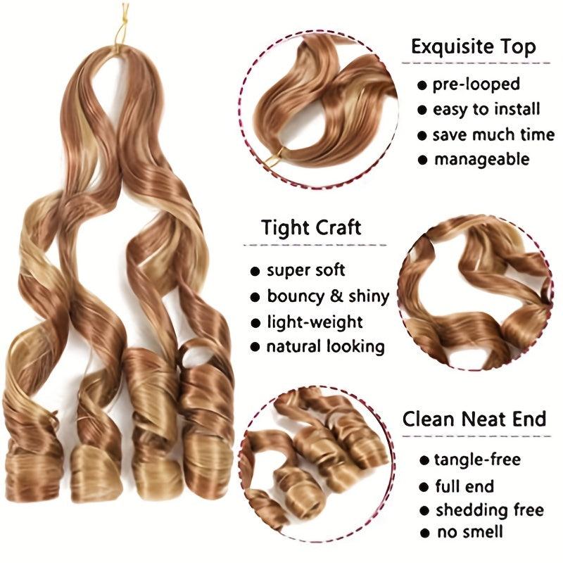French Curl Braiding Hair 60 96 Cm Curly Braiding Hair Pre Stretched
