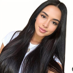 Long Straight Hair Wigs Middle Part Straight Hair Wigs For Women