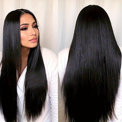 Long Straight Hair Wigs Middle Part Straight Hair Wigs For Women