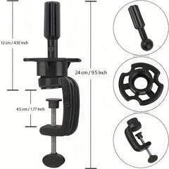 Mannequin Head Stand Holder Clamp Wig Stand Holder Professional Use