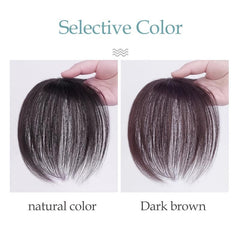 Human Hair Clip In Extensions with Bangs for Daily Use