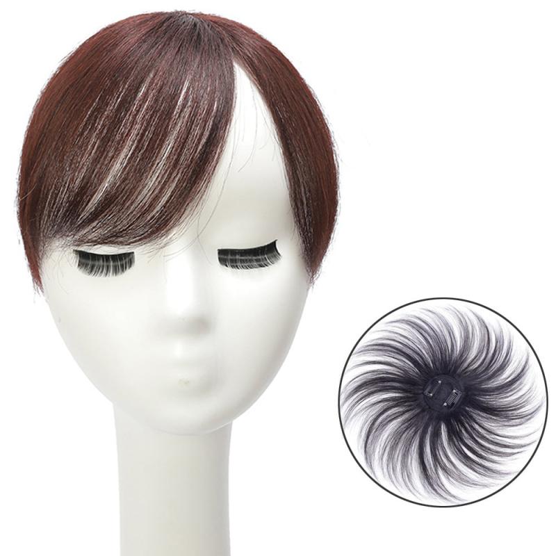 Human Hair Clip In Extensions with Bangs for Daily Use